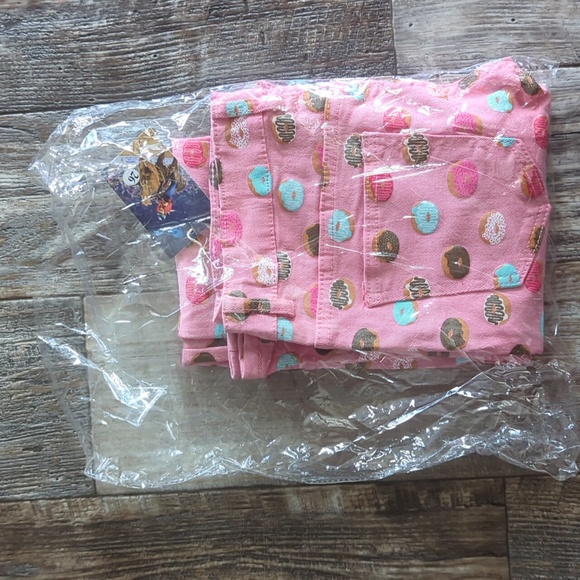 RANCH DRESS'N Fallon Taylor "pink donut" print bootcut rodeo jeans sz 26 NEW/NWT - Picture 11 of 11